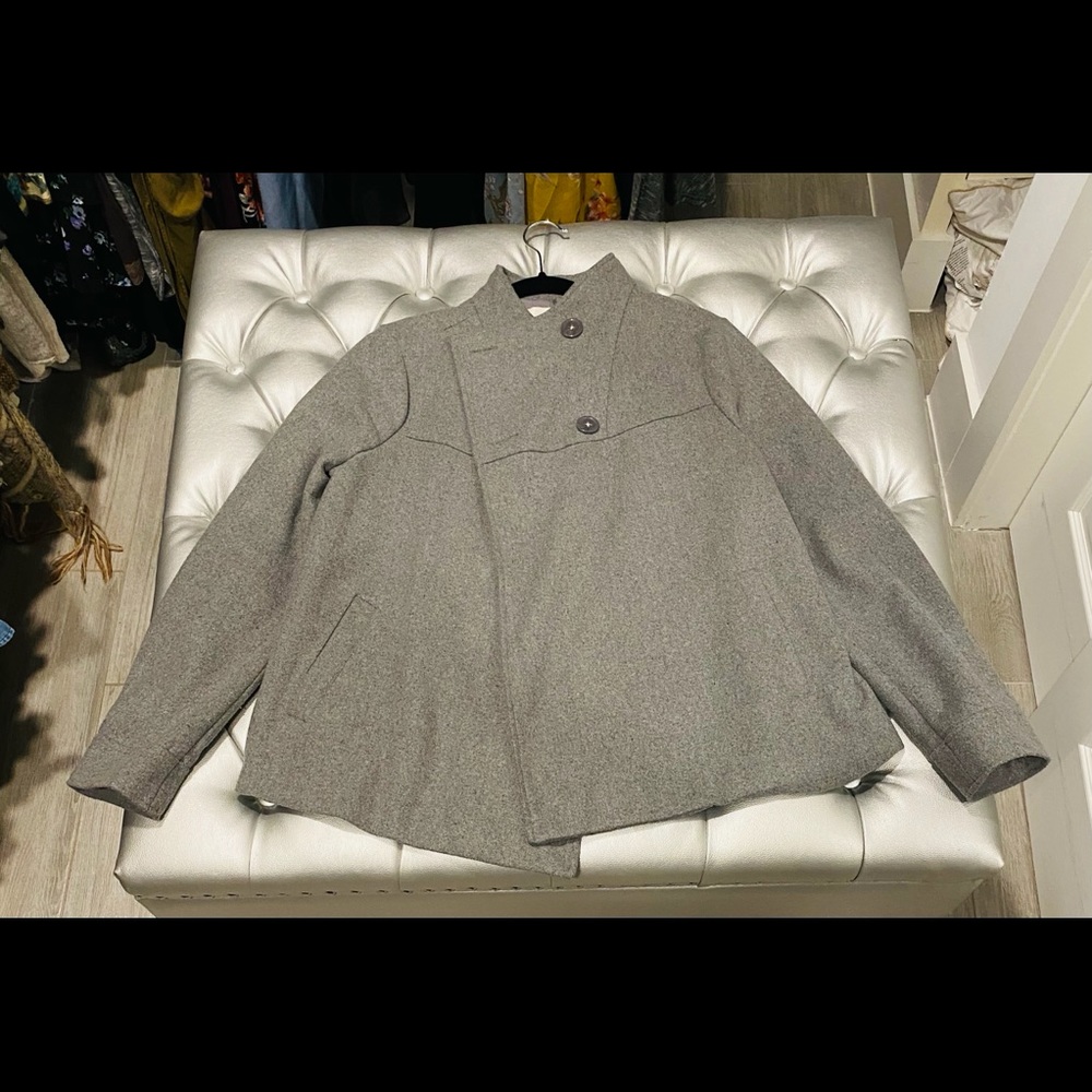 Jack Grey Pea Coat NEW